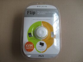 Belkin Flip F1DF102P KVM switch pre 2 počítače na 1 monitor - 2