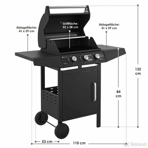 POZOR čítaj BBQ záhradný plynový gril Louisiana s 3 horákmi - 2