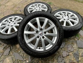 Zanovne Hliníkové Disky Platin 5x112 Zimne Pneu 205/55 R16 - 2