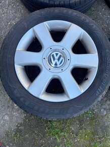 5x112 r16 elektróny Volkswagen + letné 205/55 r16 Fulda - 2