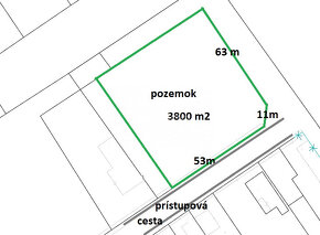 Na predaj zaujímavý stavebný pozemok 3800 m2, Medvecké, Levi - 2