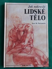 Knihy o maľovaní od J. M. Parramón:Lidské tělo, Uhel,Olej - 2