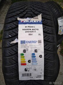 205/45 R 17 celoročné + alu CITROEN,PEUGEOT. - 2