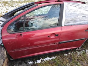 PEUGEOT 207 DVERE ĹAVÉ,PRAVÉ,PREDNÉ,ZADNÉ. - 2