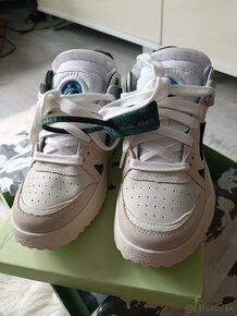 OFF-WHITE white/black sponge sneakers - 2