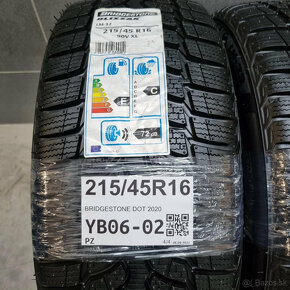 215/45 R16 BRIDGESTONE DOT2020 zimné pneumatiky - 2