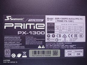 Seasonic Prime 1300W Platinum - Zaruka do 2033 - 2