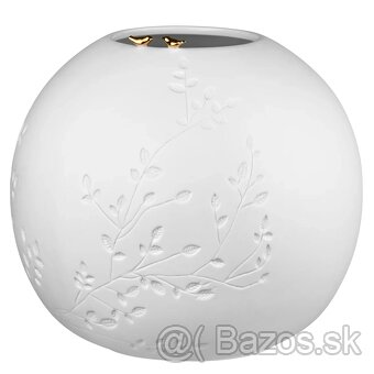 porcelánová váza so zlatými vtáčikmi -29,- eur - 2