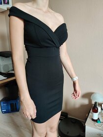 Čierne elegantné šaty - 2