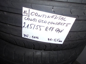 Continental ContiEcoContact 5 215/55 R17 94V č.1L+z - 2