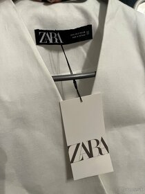 nove Zara biele kratke sako crop velkost S - 2