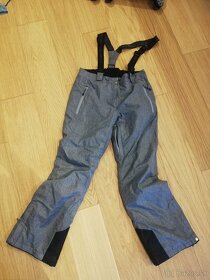 dámske sivé lyžiarske nohavice alpinepro - 2