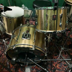 Premier Elite 1970s 22,12,14,16 VERY RARE Golden Sun finish - 2