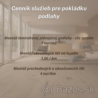 Montáž nábytku / laminátových podláh - 2