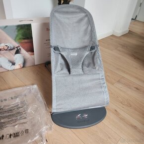 Babybjörn lehatko s mesh grey potahom+ krabica - 2