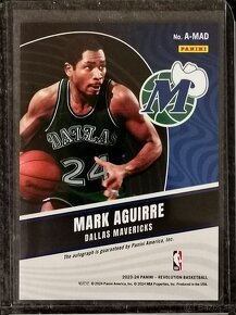 NBA kartička - Mark Aguirre autogram - 2