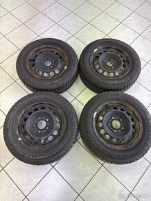 Predám zimné kompl. 195/65 R15 disk BMW - 2