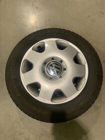 4 Kolesa s letnymi pneu + puklice na VW Lupo 165/70 R14 - 2