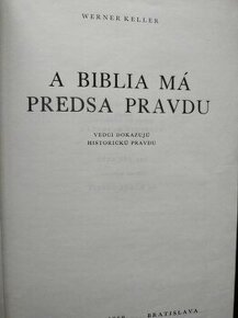 A biblia má predsa pravdu.  ,autor  Wiliam Keller - 2