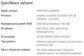 ▼Dell Latitude 7280 - 12,5" / i5-6300U / 8GB / SSD / ZÁR▼ - 2