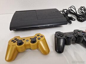 PlayStation 3 Super Slim 500GB čierny + 2 ovládače - 2