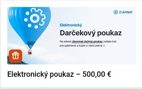 Zľavomat 500€ voucher - 2