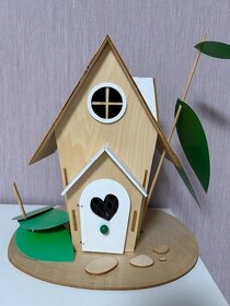 Drevený domček pre víly - 2