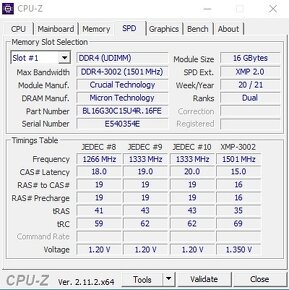 Predám pamate/RAM: 2x16gb Crucial Ballistix RED - 2