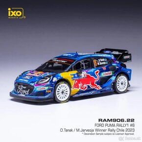 Modely Ford Puma Rally1 1:43 IXO - 2