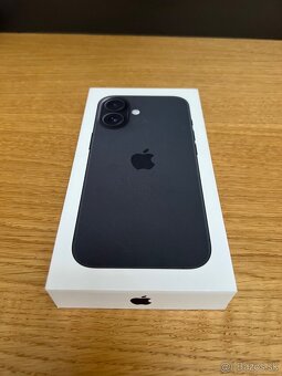 Predám iPhone 16 128GB BLACK, NEROZBALENÝ, VOLNY, ZARUKA - 2