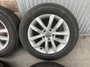 16" Elektrony 5x112 so zimnymi pneu 215/60 R16 - 2