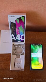 Samsung A40 64GB, komplet, top stav 🙂 - 2