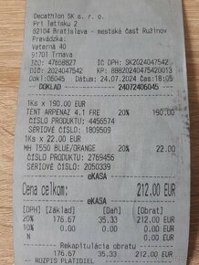 Predám Decathlon stan Arpenaz 4.1 - 2