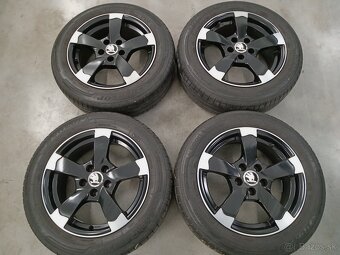 Predam letne ALU 5x100 R15 6,5J ET38 SKODA FABIA RAPID - 2