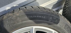 BMW disky 17" originál s pneu zimné a TPMS  5x112 - 2