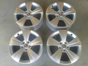 Ponukam ALU 5x112 R17 6,5J ET41 ORIGINAL SKODA - 2