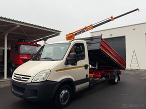 IVECO DAILY TROJSTRANNÝ SKLÁPAČ + HYDRAULICKÁ RUKA do 3,5t - 2