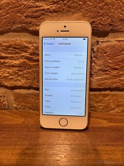 iPhone 5s 32 GB biely odhlaseny icloud - 2