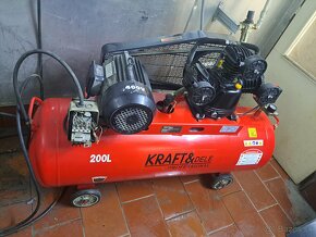 kompresor 200l kraft a dele - 2