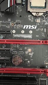 Predám MSI Z170A Tomahawk + Intel i5 6500 3.2Ghz - 2