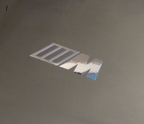 BMW M LOGO nalepka Metal Edition - 2