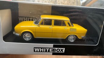 ŠKODA 100L žltá - WhiteBox 1/24 - 2