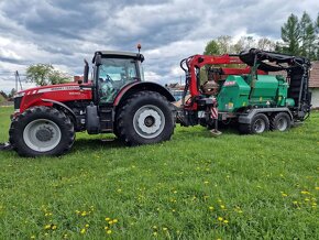 Jenz HEM 582 Rębak štiepkovač dreva z Massey Ferguson - 2