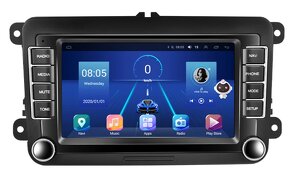 7",2 DIN rádio,VW,Skoda,Seat,2+64GB,Android10,GPS,WiFi,BT,SK - 2