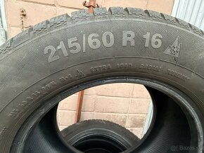 Zimne pneumatiky CONTINENTAL 215/60 R16 - 2