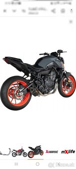 Výfuk Akrapovič Yamaha MT 07 - 2