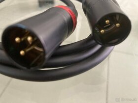 AUDIO kábel 2x XLR( samec ) na 2x RCA ( samec ) 1m - 2