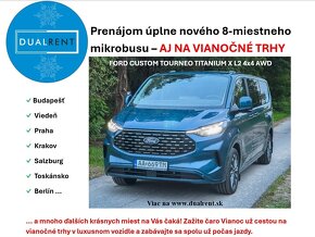 Prenájom nového 8-miestneho mikrobusu - aj na vianočné trhy - 2