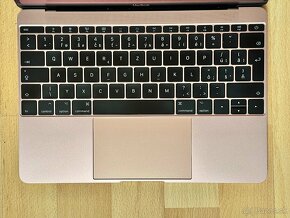 ZÁRUKA-MacBook 12" Rose Gold, TOP STAV, výdrž baterky 7 hod - 2