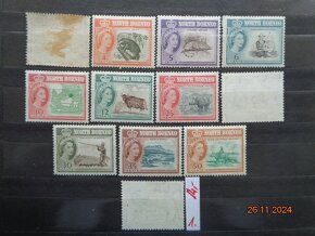 Poštové známky - BORNEO + SABAH +PITCAIRN ISLANS - 2